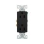 11079BK - Recp Deco Dup 15A 125V 2P3W Autogrd BK - Eaton