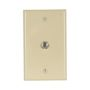 1172V - Wallplate W/Coax Adaptor STD Thermo Iv - Eaton