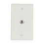 1172W - Wallplate W/Coax Adaptor STD Thermo WH - Eaton