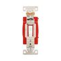 1221W - Switch Toggle SP 20A 120/277V Const Grad B&S WH - Eaton