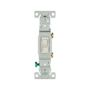 13017W - Switch Toggle SP 15A 120V GRD WH - Eaton