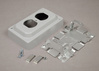 1546B - NM Duplex Recpt Box 1500 Gy - Wiremold