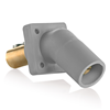 16R27UGY - Gy M PNL Rec 45-Deg TPR 2SETSCR 2/0-4/0 - Leviton