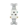 1876WB0X - Recp Single 20A 250V 2P3W Swire WH - Eaton
