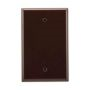 2029B - Wallplate 1G Blank THRMST Box MNT Mid BR - Eaton Wiring Devices