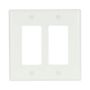 2052WB0X - Wallplate 2G Decorator Thermoset Mid WH - Eaton