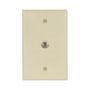 2072V - Wallplate W/1 F Type Coax Adap Thermo Mid Iv - Eaton
