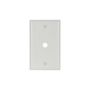 2128W - Wallplate 1G W/.375" Hole Thermoset STD WH - Eaton Wiring Devices