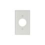 2131W - Wallplate 1G Single Recp Thermoset STD WH - Eaton Wiring Devices