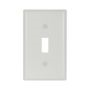 2134WB0X - Wallplate 1G Toggle Thermoset STD WH - Eaton