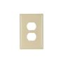 2142VB0X - Wallplate 1G Dup Recp Thermoset Ovr Iv - Eaton