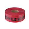 22126 - 3" X 1000' Red Caution Electric Line Below Tape - Empire