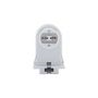 2501WB0X - Lampholder FL DBL Contact Plunger WH - Eaton
