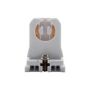 2510W - Lampholder FL Bipin Short Slide/Screw WH - Eaton Wiring Devices