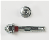 2513J - 1/4 X 1-3/8 Acorn Nut Sleeve Anchor Zinc - Peco Fasteners