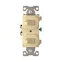 271VB0X - Switch Duplex Comb SP/SP 15A 120V Iv - Eaton Wiring Devices
