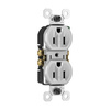 3232TRWRGRY - TR WR Duplex Recp 15A 125V Gy - Legrand-Pass & Seymour