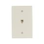 35334LA - Phone Jack Single Flush Mount 4COND Mid Ul La - Eaton