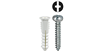 3AK - #12 GN Conical Anchor Kit W/PH Combo Drive Screws - LH Dottie