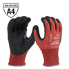 48228947 - Cut Level 4 Nitrile Dipped Gloves - LG - Milwaukee®