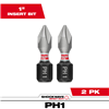 48324411 - Shockwave Impact Phillips #1 Insert Bits 2PK - Milwaukee®