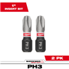 48324413 - Shockwave Impact Phillips #3 Insert Bits 2PK - Milwaukee®