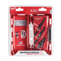 48899254 - Shockwave Impact Duty 3PC Kit (#1, #2, #4) - Milwaukee®