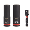 49664417 - 3PC Shockwave 3/8" Drive Sae Deep 6 Point Socket - Milwaukee®