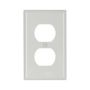 5132W - Wallplate 1G Duplex Recp Nylon STD WH - Eaton