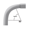 5233818 - 3-1/2 In. X 90-Degree X 3 - PVC & Accessories