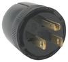 5276BK - Straight Blade Plug 3W 15A 125V Dead Front - Pass & Seymour/Legrand