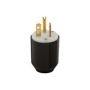 5366N - Plug 20A 125V 2P3W STR Autogrip BW - Eaton