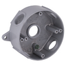 53720 - HBL 4" RND WP Splice BX, (5)3/4HUBS Gry - Hubbell--Raco