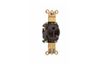 5871 - Recp SGL 20A 250V S+B Wire BN - Legrand-Pass & Seymour