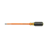 6017INS - Insulated Screwdriver, 3/16" Cabinet, 7" Round SH - Klein Tools