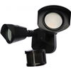 65221 - Led Security Light W/Sensor Black 4000K - Nuvo