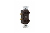 690 - Combo 2SWITCHES 1POLE 15A120/277V BN - Pass & Seymour/Legrand