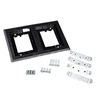 827PCCBLK - 2G Poly CPT Flange BLK - Legrand-Wiremold