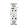 8300W - Recp HG Dup 20A 125V 2P3W STR Comp B&S WH - Eaton