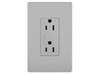 885GRY - Radiant 15A 125V Duplex Recp Gy - Legrand-Pass & Seymour