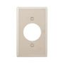 93111B0X1 - Wallplate 1G Single Recp 1.594" Hole STD SS - Eaton Wiring Devices