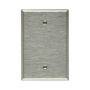 93851B0X - Wallplate 1G Blank Box Mount Oversize SS - Eaton