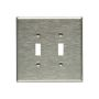 93872B0X - Wallplate 2G Toggle Oversize SS - Eaton