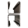 A120210PG - 12G 1-5/8"X1-5/8" 10FT Pgal BK to BK SLD STRT - Abb Installation Products, Inc