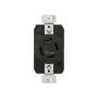 AHL1420R - Recp Single 20A 125/250V 3P4W H/L BK - Eaton
