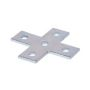 B132ZN - BLTD 5-3/8X5-3/8 5H ZN PLT Cross PLT - Eaton