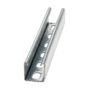B22SH240GLV - BLTD 1-5/8X1-5/8X240 12GA GLV SLTD CHNL, 2" CNTR - Eaton