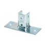 B280FLAL - BLTF 8X3 3-1/2" FLSH SPRT Al Post Base - Eaton