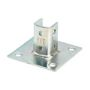 B280SQZN - BLTF 6X6, 3-1/2 SQ SPRT ZN PLT Post Base - Cooper B-Line/Cable Tray