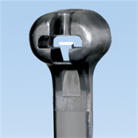 BT1MC0 - 4" Nyln CBL Tie SS Barb Min Cross Sec BLCK - Panduit Corporation